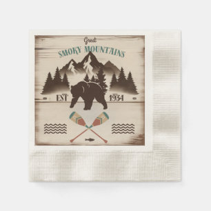 Serviette En Papier Great Smoky Mountains, TN ours