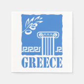 Serviette En Papier Grèce (Devant)