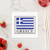 Serviette En Papier Grèce (En situation)