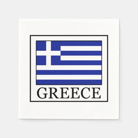 Serviette En Papier Grèce (Devant)
