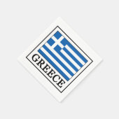 Serviette En Papier Grèce (Coin)
