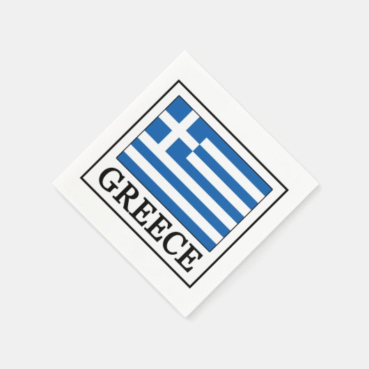 Serviette En Papier Grèce (Coin)