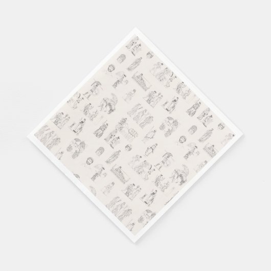 Serviette En Papier Grèce antique Classique Histoire grecque Motif (Coin)