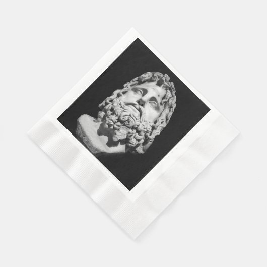 Serviette En Papier Greco Roman Bust (Coin)