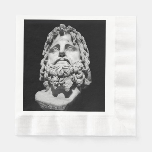 Serviette En Papier Greco Roman Bust (Devant)