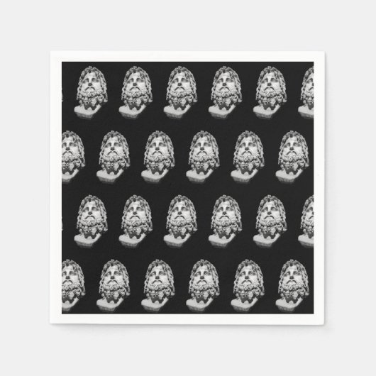 Serviette En Papier Greco Roman Bust (Devant)