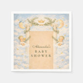 Serviette En Papier Greek Classic Columns Baby Shower (Devant)