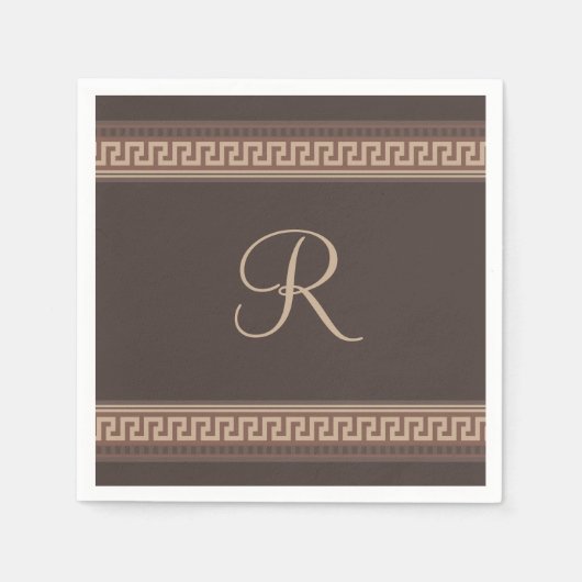 Serviette En Papier Greek Key (Devant)