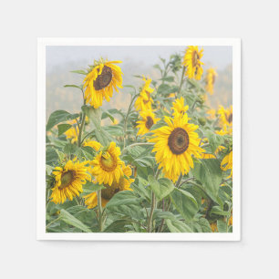 Serviette En Papier Green beautiful floral