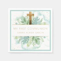 Green Boy / Girl First Communion Blue Mint