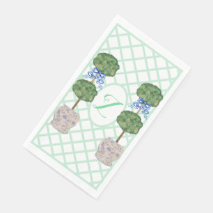 Serviette En Papier Green Chinoiserie Ginger Jar Jars Topiary 
