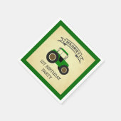Serviette En Papier Green Farm Tractor Anniversaire de enfant Party (Coin)