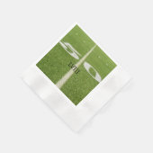 Serviette En Papier Green Grass 50 Yard Line Football Field (Coin)