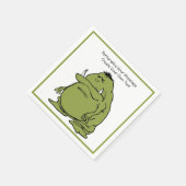 Serviette En Papier Green Ogre Troll Carton Animé Personnaliser (Coin)