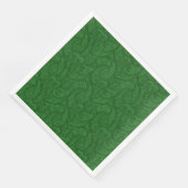 Serviette En Papier Green Paisley (Coin)