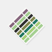 Serviette En Papier Green purple Black Hues (Coin)