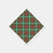 Serviette En Papier Green & Red Check Napkins (Coin)