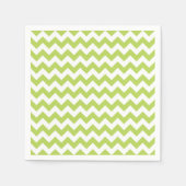 Serviette En Papier Green Zigzag, Green Chevron, Motif géométrique (Devant)