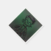 Serviette En Papier Green Zombie Enfant & Slime Halloween fête d'anniv (Coin)