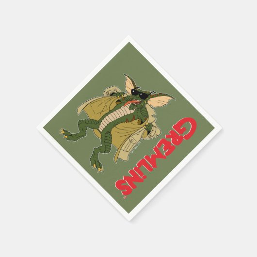 Serviette En Papier Gremlins | Cachet à tranchée Flash (Coin)