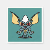 Serviette En Papier Gremlins | Stripe Cute Comic Character (Devant)