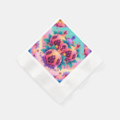 Serviette En Papier Grenade colorée (Coin)