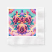 Serviette En Papier Grenade colorée (Devant)