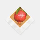 Serviette En Papier Grenade Rosh HaShana (Coin)