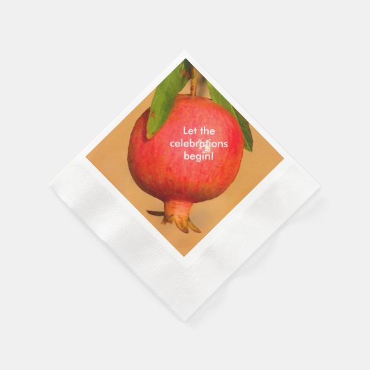 Serviette En Papier Grenade Rosh HaShana (Coin)