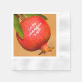 Serviette En Papier Grenade Rosh HaShana (Devant)