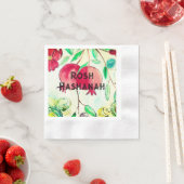 Serviette En Papier Grenade Rosh Hashanah Fruit Shana Tova (En situation)