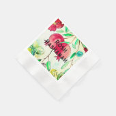 Serviette En Papier Grenade Rosh Hashanah Fruit Shana Tova (Coin)