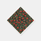 Serviette En Papier Grenades et papillons Bella (Coin)