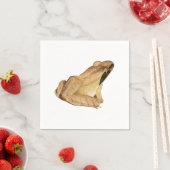 Serviette En Papier Grenouille à bois (En situation)
