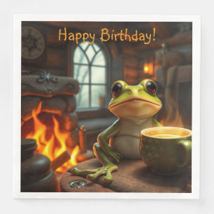 Serviette En Papier Grenouille confortable