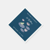 Serviette En Papier Grenouille dans un étang Lily mignonne Premier ann (Coin)