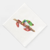 Serviette En Papier Grenouille des arbres Treefrog jolie illustration (Coin)