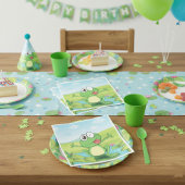 Serviette En Papier Grenouille drôle