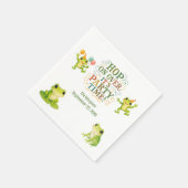 Serviette En Papier Grenouille Fête d'anniversaire Garçon Fille bébé E (Coin)