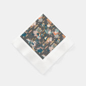 Serviette En Papier Grenouille japonaise ukiyo-e Froggies (Coin)