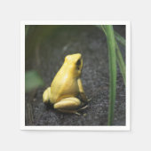 Serviette En Papier Grenouille jaune (Devant)