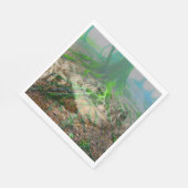 Serviette En Papier Grenouille mousseuse (Coin)