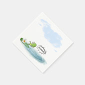 Serviette En Papier Grenouille-poubelle (Coin)