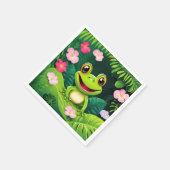 Serviette En Papier Grenouille sauvage de la forêt tropicale (Coin)