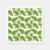 Serviette En Papier Grenouille verte (Devant)