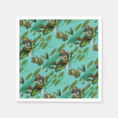 Serviette En Papier Grenouilles d'été réfrigérées (Devant)