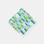 Serviette En Papier Grenouilles et Lily Pads BABY SHOWER mignon Enfant (Coin)