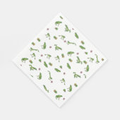 Serviette En Papier Grenouilles vertes (Coin)