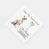 Serviette En Papier Greyhound Mariage Signature Boire serviettes (Coin)