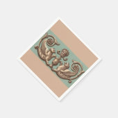 Serviette En Papier griffons jumeaux (Coin)